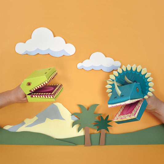 Create Your Own Dinosaur Puppets for screen - free family bonding – Keiki Krate