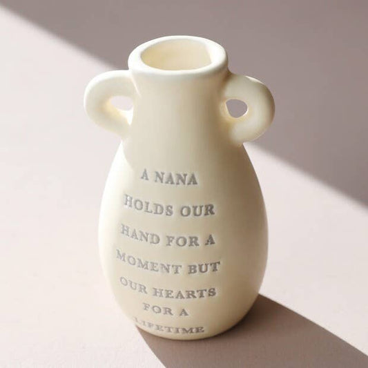 Small Ceramic Nana Bud Vase for screen - free family bonding – Keiki Krate