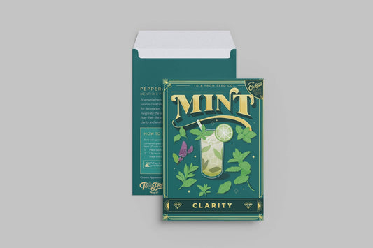 Seed Packet & Cocktail Recipe - Mint (Clarity) for screen - free family bonding – Keiki Krate