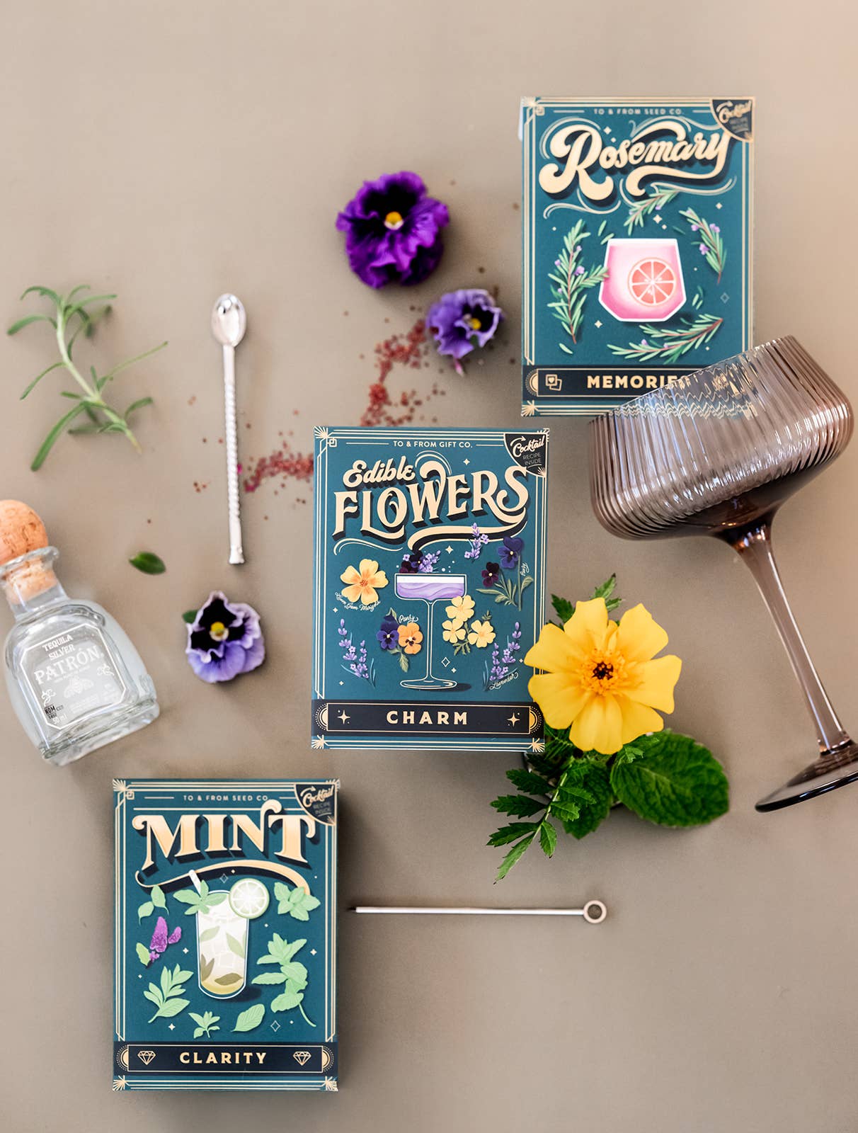 Seed Packet & Cocktail Recipe - Mint (Clarity) for screen - free family bonding – Keiki Krate
