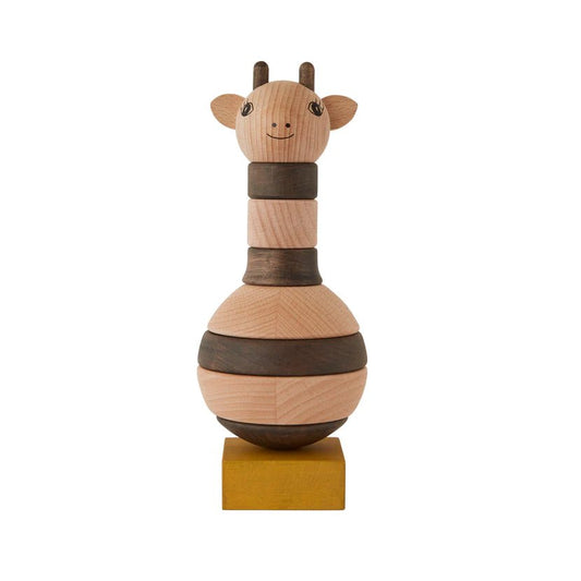 Wooden Stacking Giraffe for screen - free family bonding – Keiki Krate