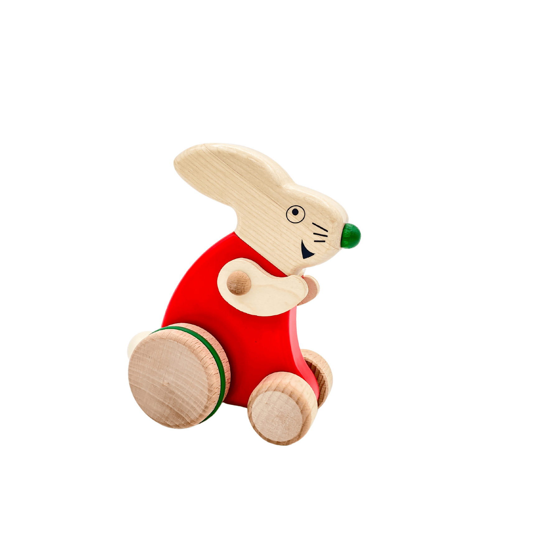 Pull Rabbit - Red for screen - free family bonding – Keiki Krate