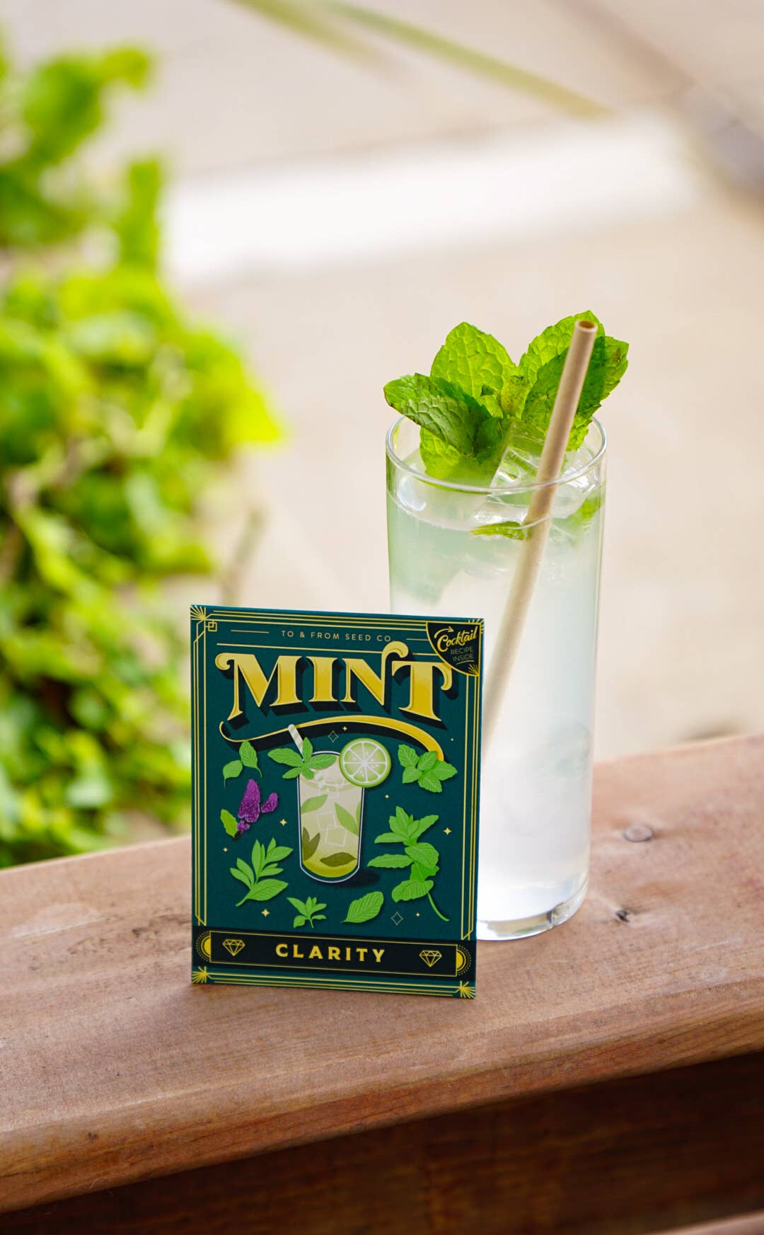 Seed Packet & Cocktail Recipe - Mint (Clarity) for screen - free family bonding – Keiki Krate
