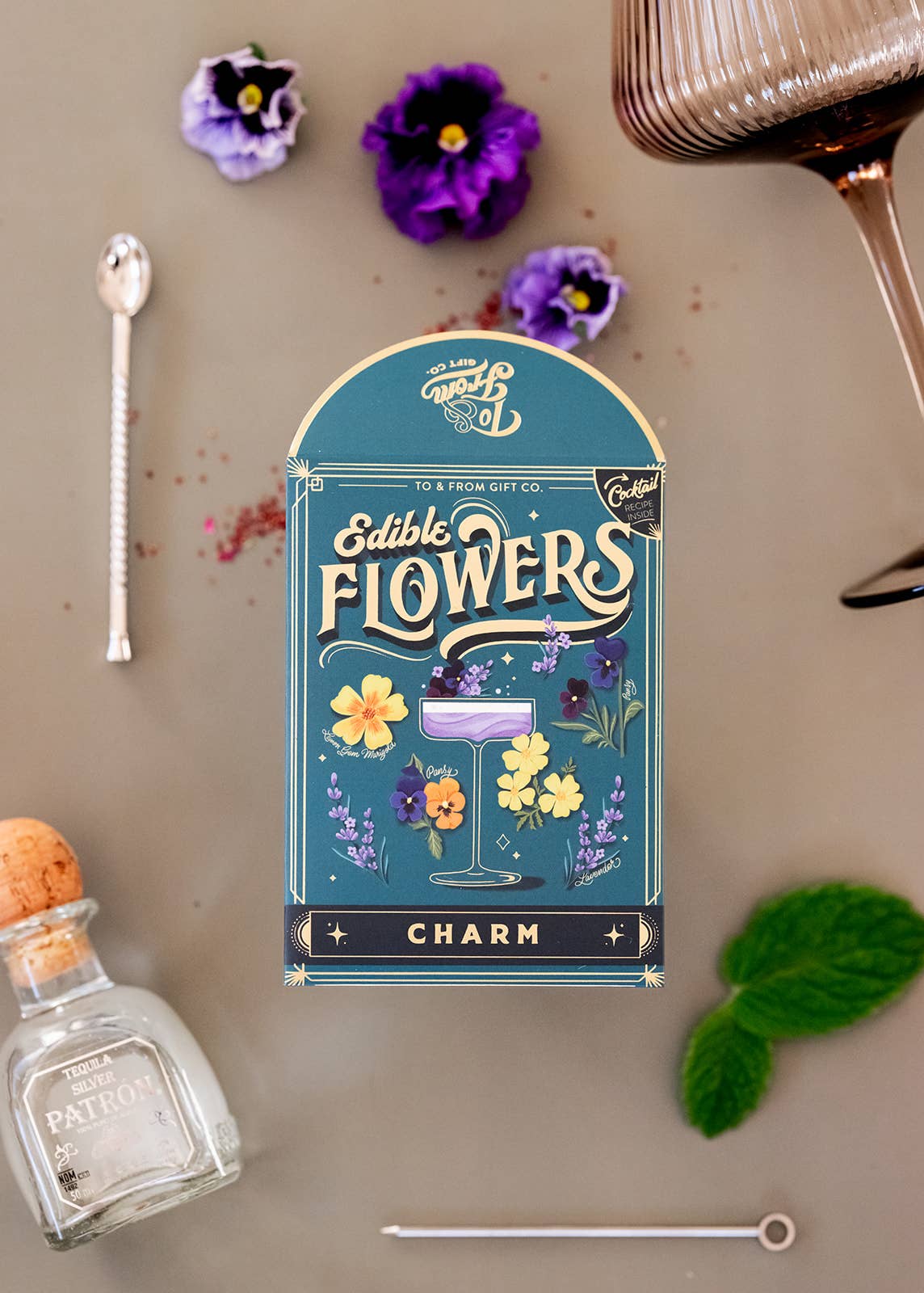 Edible Flowers (Charm) - Seed Packet & Cocktail Recipe for screen - free family bonding – Keiki Krate