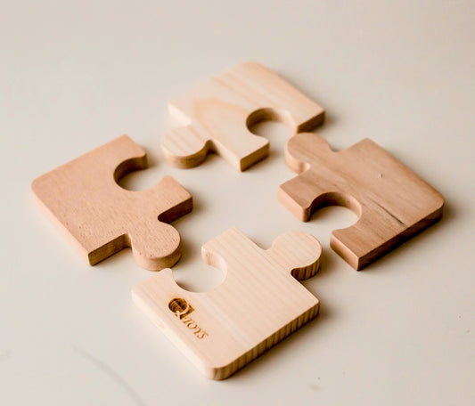 Toddler Contrast Puzzle for screen - free family bonding – Keiki Krate