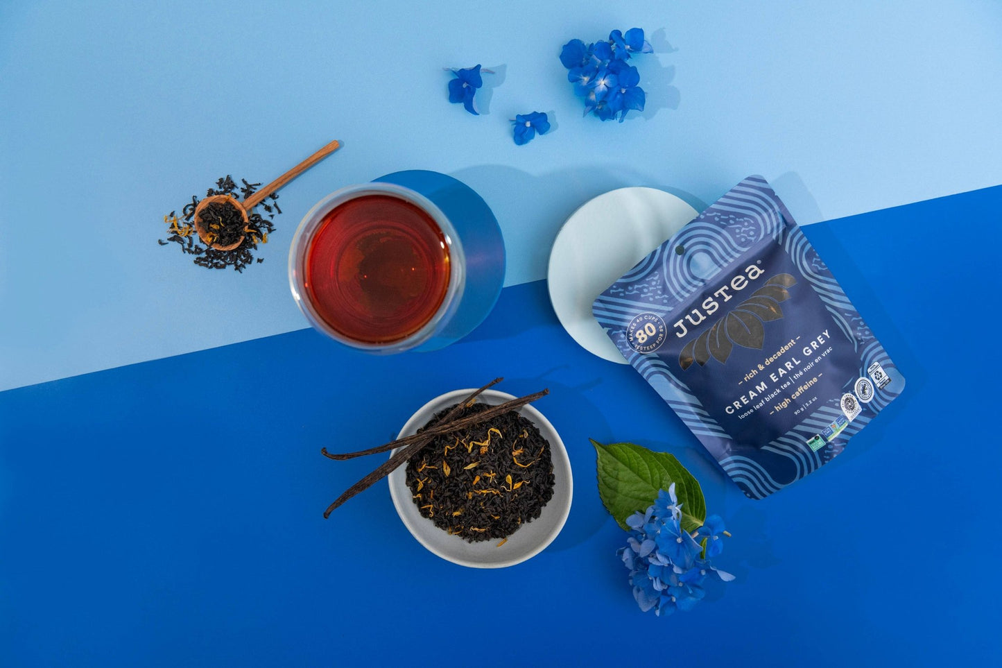 Cream Earl Grey Stand - up Pouch - Fair - Trade, Black Tea for screen - free family bonding – Keiki Krate