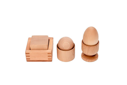 Montessori Egg, Ball and Cup Set for screen - free family bonding – Keiki Krate