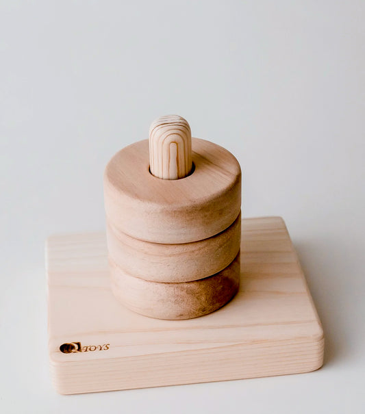 Vertical Ring Stacker for screen - free family bonding – Keiki Krate