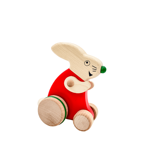 Pull Rabbit - Red for screen - free family bonding – Keiki Krate